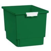 PLASTIC STORAGE TRAY 312X425X300 GREEN - PACK OF 7