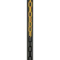 PLASTIC CHAIN 8MM BLACK/YELLOW - -