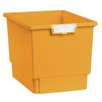 PLASTIC STORAGE TRAY 312X425X300 YELLOW - PACK OF 7