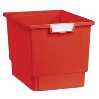 PLASTIC STORAGE TRAY 312X425X300 RED - PACK OF 7