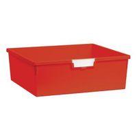 PLASTIC STORAGE TRAY 469X425X157 RED - PACK OF 6