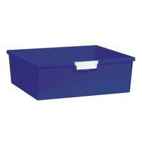 plastic storage tray 469x425x157 blue pack of 6