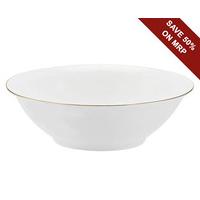 Platinum or Gold Rim Royal Worcester Serendipity Dinner Service Cereal Bowls (4), China