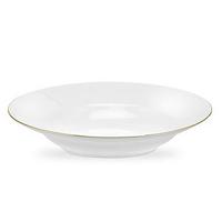 Platinum or Gold Rim Royal Worcester Serendipity Dinner Service Soup Plates (4), China