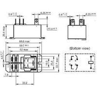 Plug-in relay 12 Vdc 30 A 2 makers Hongfa 1 pc(s)