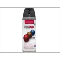 plasti kote premium spray paint satin black 400ml