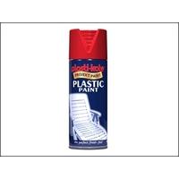 Plasti-kote Plastic Paint 400ml Red Gloss