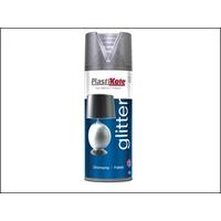 plasti kote glitter effect 400ml silver