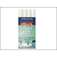 Plasti-kote Grout Pen White 5ml 3100