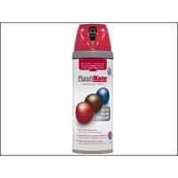 plasti kote premium spray paint gloss bright red 400ml