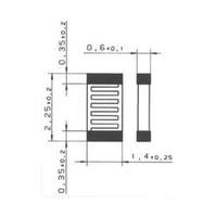 Platinum temperature sensor Heraeus SMD 0805 V -50 up to +130 °C SMD