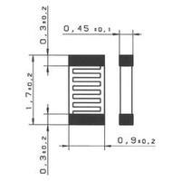 Platinum temperature sensor Heraeus SMD 0603 V -50 up to +130 °C SMD