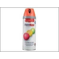 Plasti-kote Twist & Spray Fluorescent Orange 400ml