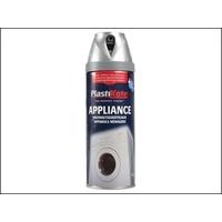 Plasti-kote Twist & Spray Appliance Satin Chrome 400ml