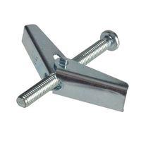 Plasterboard Spring Toggle ZP M3 X 50mm Forge Pack 8