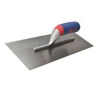 Plasterers Finishing Trowel Carbon Steel Soft Touch Handle 13 x 4.1/2in