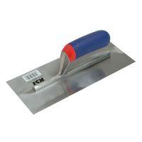 Plasterers Finishing Trowel Straight Wooden Handle 11 x 4.1/2in