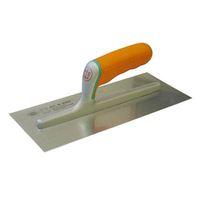 Plasterers Finishing Trowel Stainless Soft-Grip Handle 11 x 4.3/4in