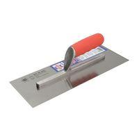 Plasterers Carbon Finishing Trowel Soft-Grip Handle 13 x 4.3/4in