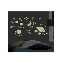 planets stars glow in the dark wall stickers