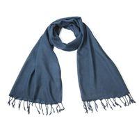 Plain Navy Scarf