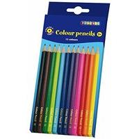Playbox - Colour Pencils - Thin - 12 Pcs