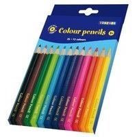 Playbox - Colour Pencils - Thick - 12 Pcs