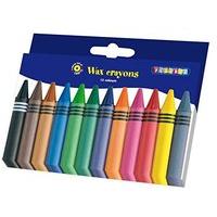 playbox wax crayons 100 mm 11mm 12 pcs