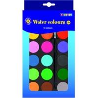 Playbox - Water Colour Palette (18 Colours W/ Brush) - 22 x