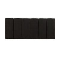 Plush Faux Suede Headboard Super King Stone