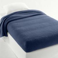 Plain Semi-Fitted Blanket In Pure New Wool