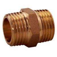 plumbsure brass male hex nipple dia127mm