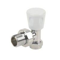 Plumbsure Chrome Effect Angled Radiator Valve