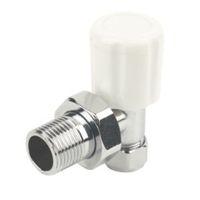 Plumbsure Chrome Effect Angled Radiator Valve