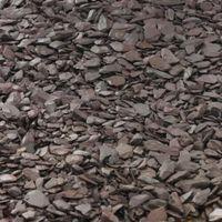 plum decorative slate chippings 800kg bulk bag