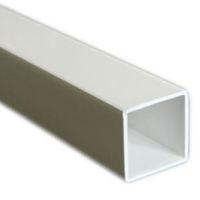 Plastic Square Tube (W)20mm (L)1m