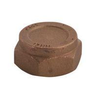 Plumbsure Brass Blanking Cap Nut (Dia)15mm