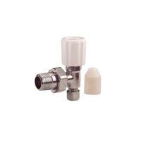 Plumbsure Chrome Effect Angled Radiator Valve