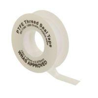Plumbsure White Plumber\'s Tape (L)12m (W)12mm (T)0.075mm Pack of 10