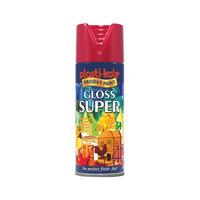 plastikote 4400011120076 1120 super spray paint gloss bright red