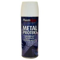 Plastikote 440.0001287.076 1287 Metal Protekt Spray Satin White 400ml