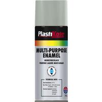 plastikote 60112 multi purpose enamel spray paint 400ml gloss al