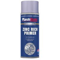 Plastikote 440.0010599.076 10599 Metal Primer Spray Zinc Primer 400ml