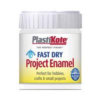 Plastikote 440.0000005.067 Fast Dry Enamel Paint B5 Bottle White M...