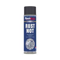 Plastikote 440.0000784.077 784 Rust Not Spray Matt Black 500ml