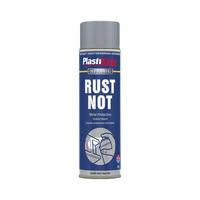 Plastikote 440.0000791.077 791 Rust Not Spray Silver Grey 500ml