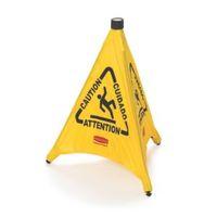 plastic pop up safety cone h600mm w208mm