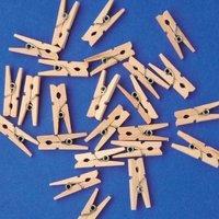 Playbox - Wooden Clothes Pegs - 25mm - 100 Pcs