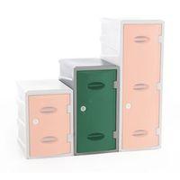 PLASTIC LOCKER 600 HIGH GREEN KEY LOCK