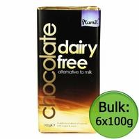 Plamil Dairy Free Alternative to Milk Chocolate 6x100g